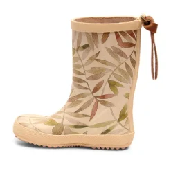 Bisgaard Beige Leaves gummistøvle